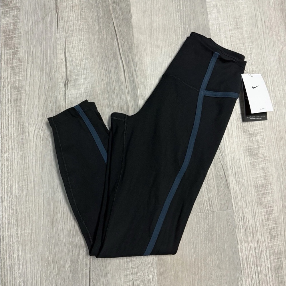 NWT NIKE Women’s One High Waisted 7/8 Leggings Size XS Black MSRP $70.00